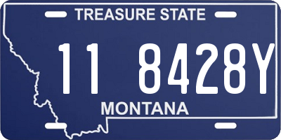 MT license plate 118428Y