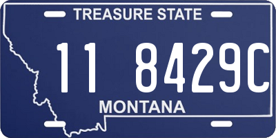MT license plate 118429C