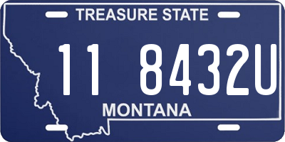 MT license plate 118432U