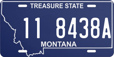 MT license plate 118438A