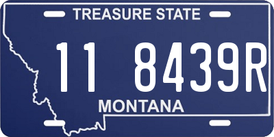 MT license plate 118439R