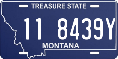 MT license plate 118439Y