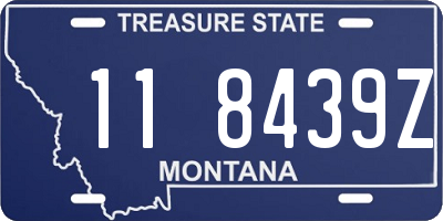 MT license plate 118439Z