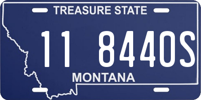 MT license plate 118440S