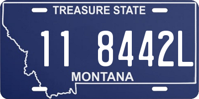 MT license plate 118442L