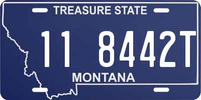 MT license plate 118442T