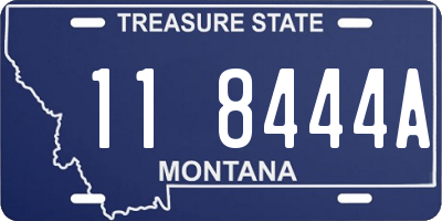 MT license plate 118444A