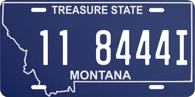 MT license plate 118444I
