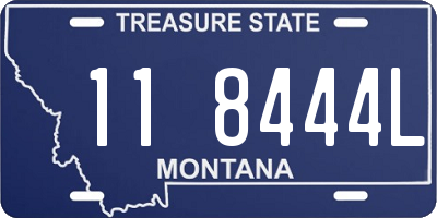 MT license plate 118444L