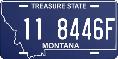 MT license plate 118446F