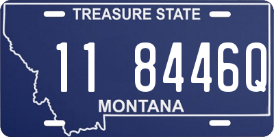MT license plate 118446Q