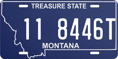 MT license plate 118446T
