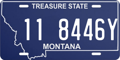 MT license plate 118446Y
