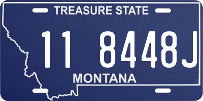 MT license plate 118448J