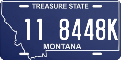 MT license plate 118448K