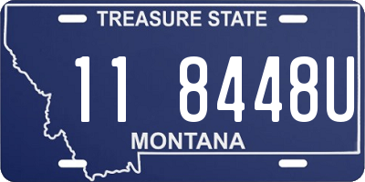 MT license plate 118448U