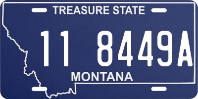 MT license plate 118449A
