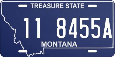MT license plate 118455A