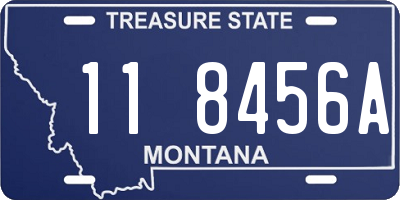 MT license plate 118456A