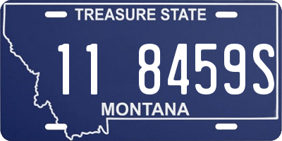 MT license plate 118459S