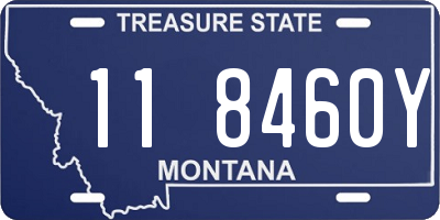 MT license plate 118460Y