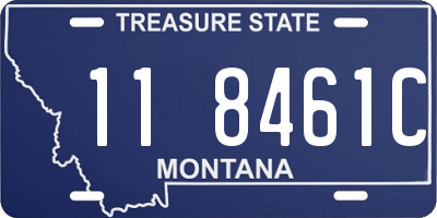 MT license plate 118461C