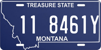 MT license plate 118461Y