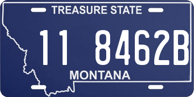 MT license plate 118462B