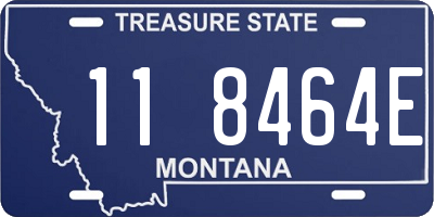 MT license plate 118464E