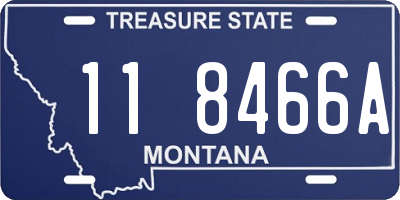 MT license plate 118466A
