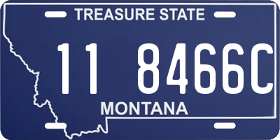 MT license plate 118466C