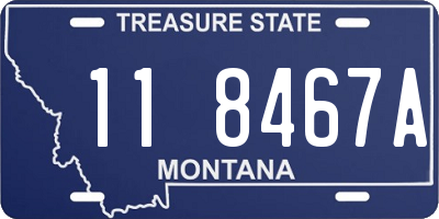 MT license plate 118467A