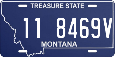 MT license plate 118469V