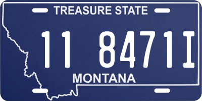 MT license plate 118471I