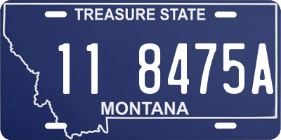 MT license plate 118475A