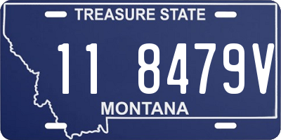 MT license plate 118479V