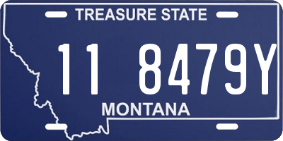 MT license plate 118479Y