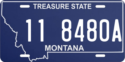 MT license plate 118480A
