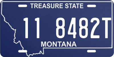 MT license plate 118482T