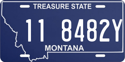 MT license plate 118482Y