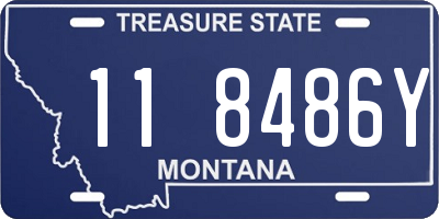MT license plate 118486Y