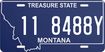 MT license plate 118488Y