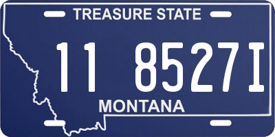 MT license plate 118527I