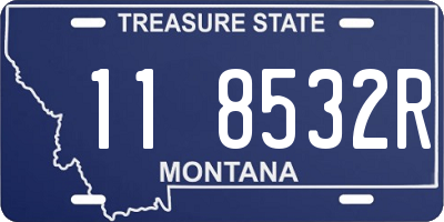 MT license plate 118532R