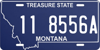 MT license plate 118556A