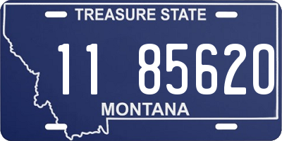 MT license plate 118562O