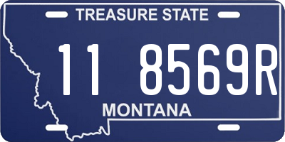 MT license plate 118569R