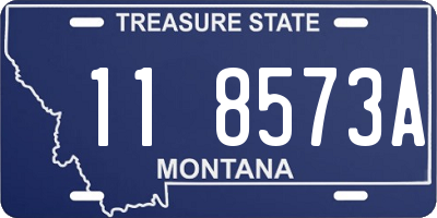 MT license plate 118573A