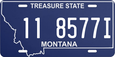 MT license plate 118577I