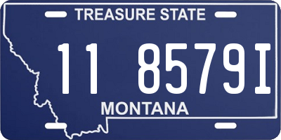 MT license plate 118579I